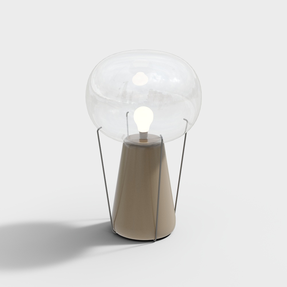 Modern glass table lamp 1- table lamp