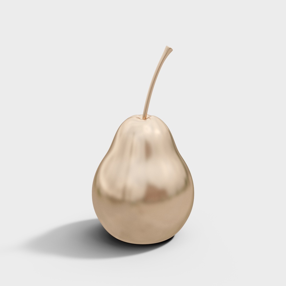 Modern book metal ornaments-pear-shaped ornaments