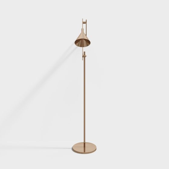 Elegant 3D Model Floor Lamp for Modern Spaces