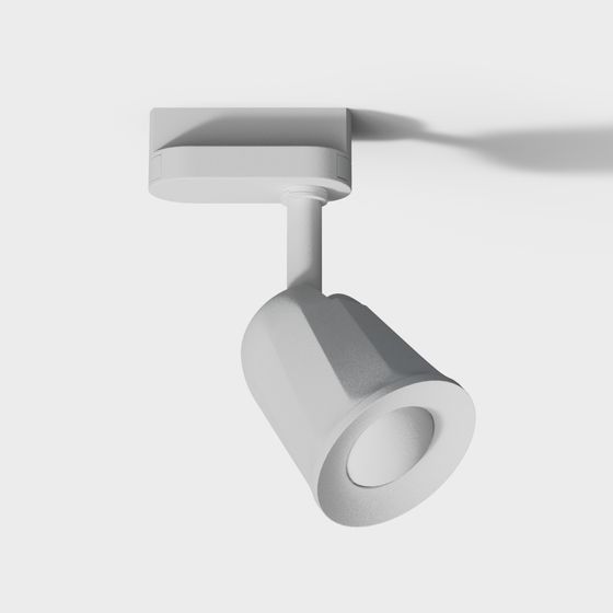 Sleek Track Light 3D model for Contemporary Spaces