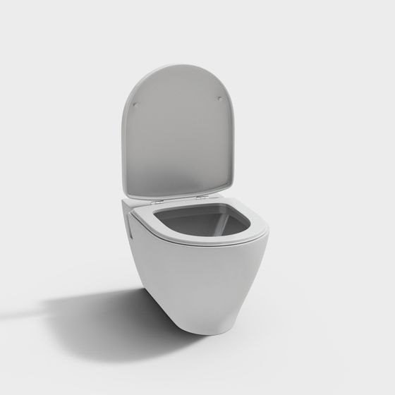 Modern Minimalist Floating Toilet 3D model