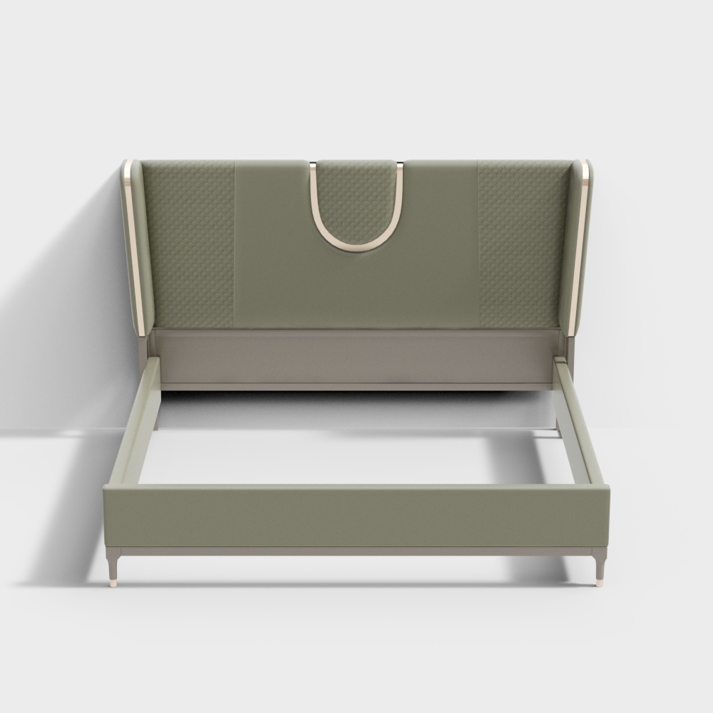 Urban Elegance Bed 3D model