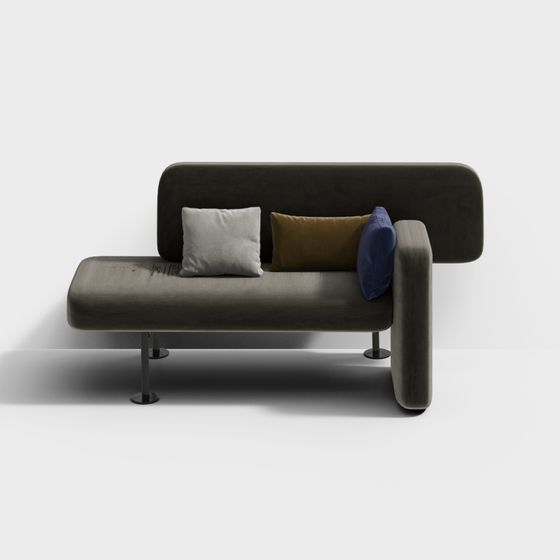 Urban Comfort Sofa 3D model for Modern Spaces