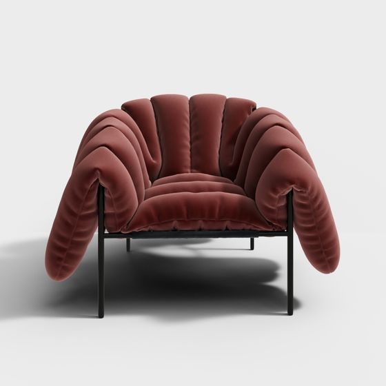 Waves Sofa 3D model