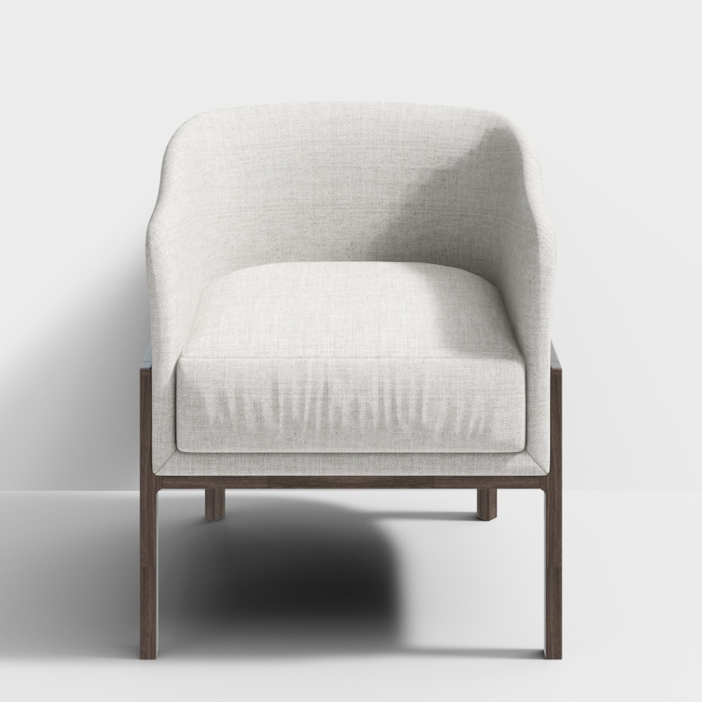 CARL HANSEN & SON Nordic Lounge Chair-Blue