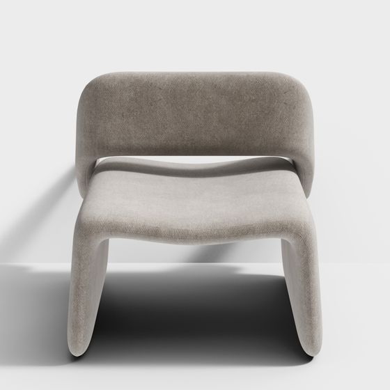Streamlined Sofa 3D model for Modern Aesthetics