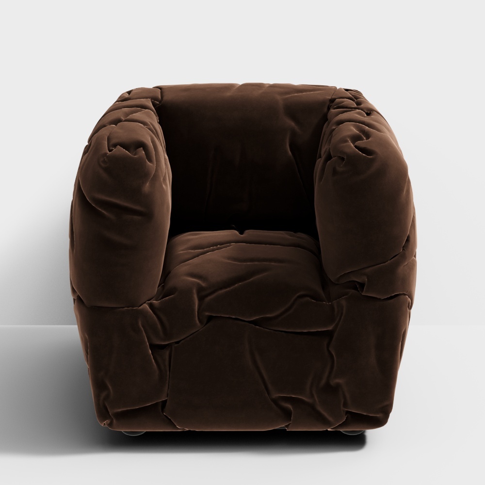 Sofa phòng khách hiện đại Edra của Ý - Nâu