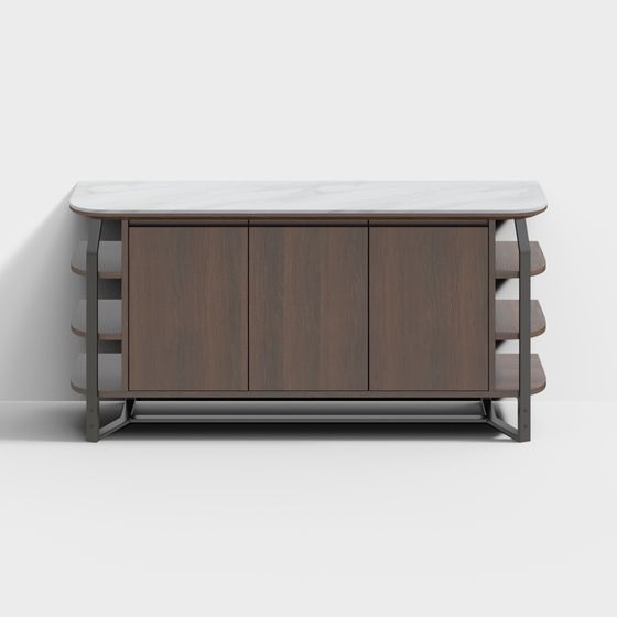 Urban Living Sideboard 3D model for Modern Interiors