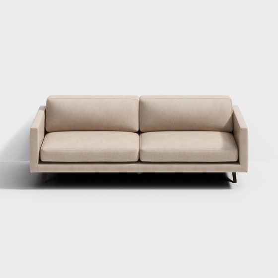 북유럽 식 NORHOR 수입 1 층 소 가죽 이탈리아 스타일 고대 GET 올 가죽 소파 3 인 K- 살구 색상