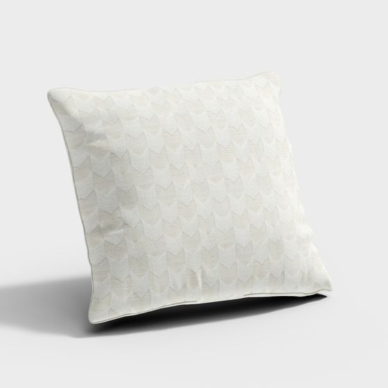 Stylish Minimalist Pillow 3D model