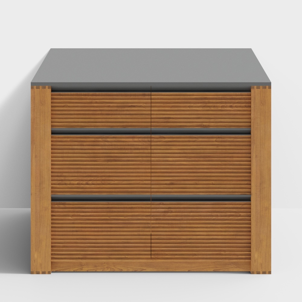 City Window Nightstand 3D model