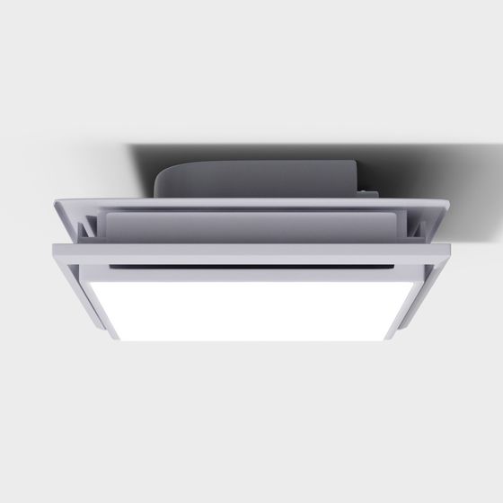 City Light Pendant 3D model with Minimalist Design