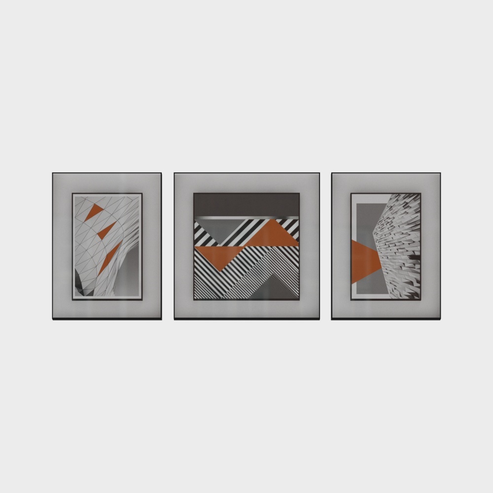 Jane -Light luxury wind - living room decoration painting - SK-171