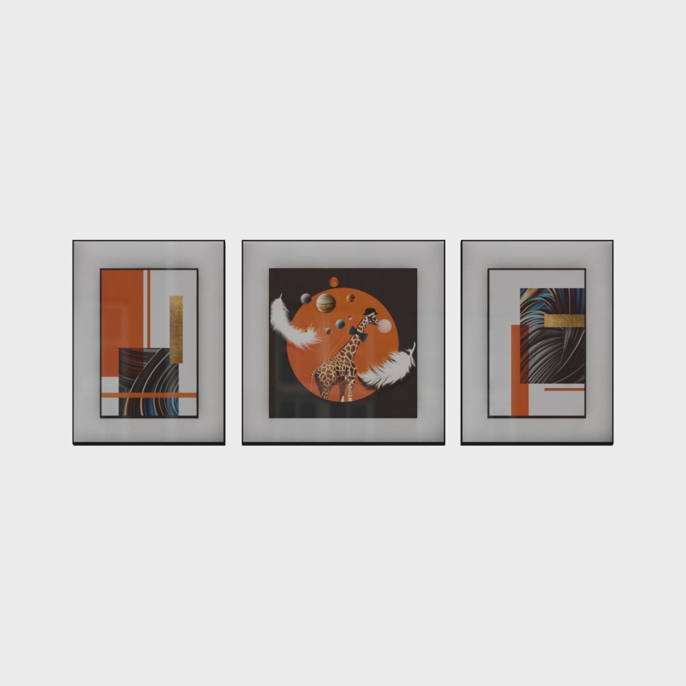 Jane -Light luxury wind - Living room decoration painting - SK-151