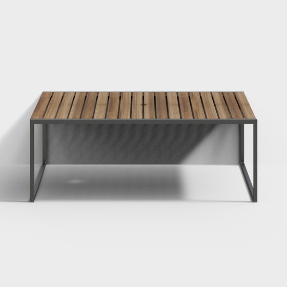 Outdoor Dining Table 3D Model