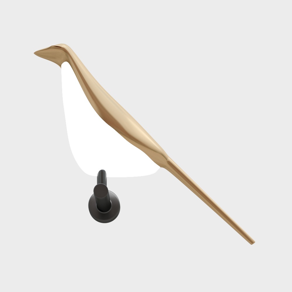 Morning Light Wings 3D Model – Low-Poly Natural Design