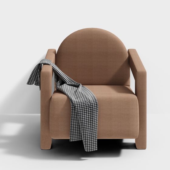 Elegant Low-Poly Chair 3D model for Modern Interiors