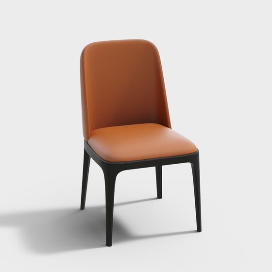 Stylish Low-Poly Chair 3D model for Contemporary Interiors