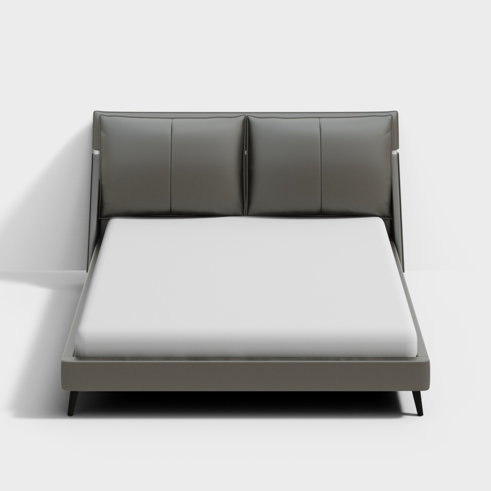 There is a double bed at the high end king size bed