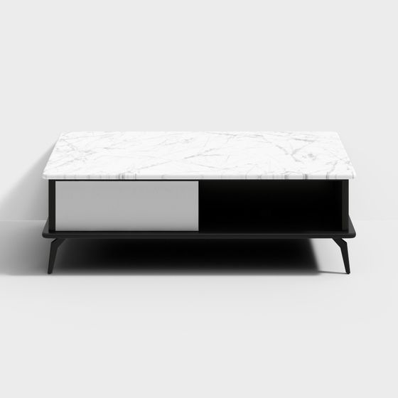 Urban Living Room Coffee Table 3D Model