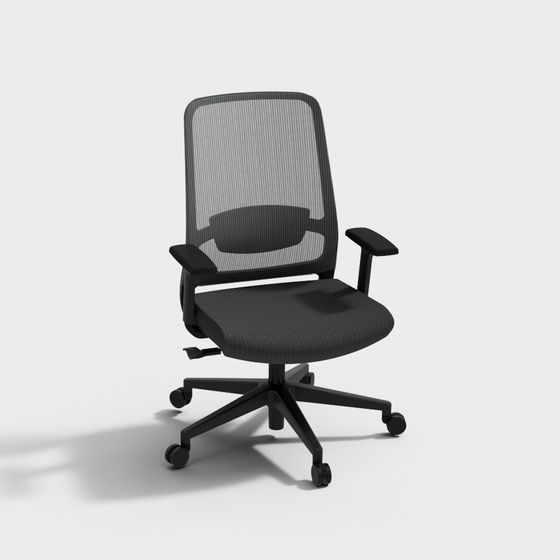 Sleek Modern Office Chair 3D Model