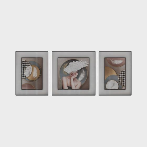 Feather's Elegance 3D model