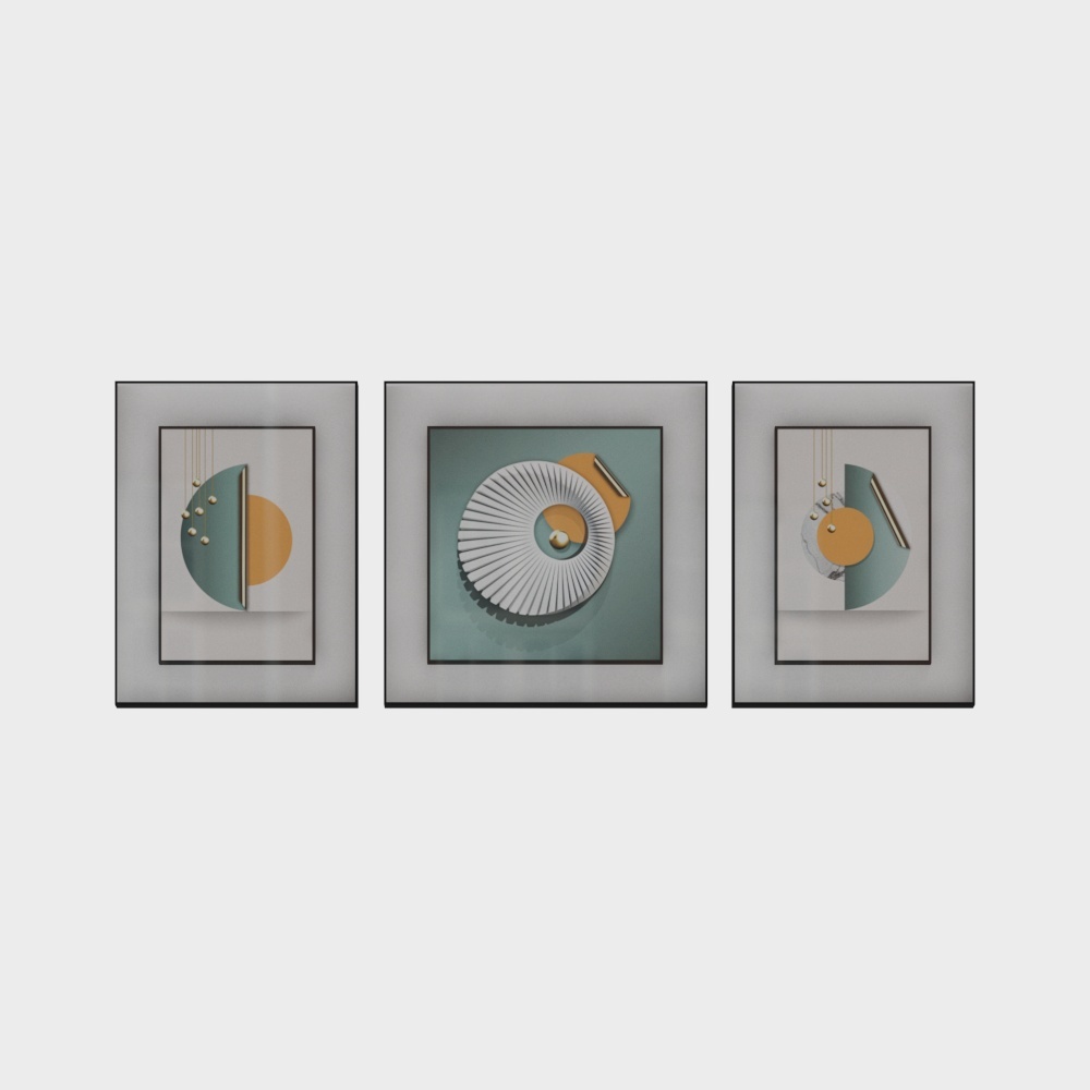 Jane -Light luxury wind - Living room decoration painting - SK-253