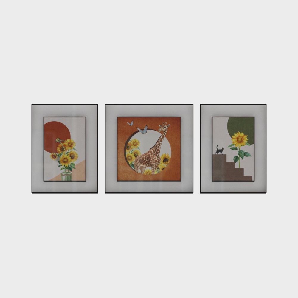 Jane -Light luxury wind - Living room decoration painting - SK-342