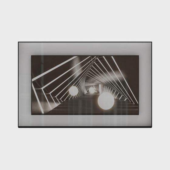 Light Tunnel 3D model - Low Poly High Detail