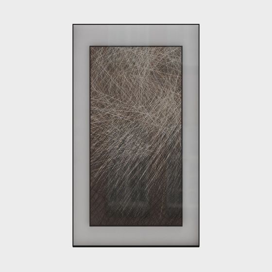 Abstract Line Art 3D model - Low Poly Design