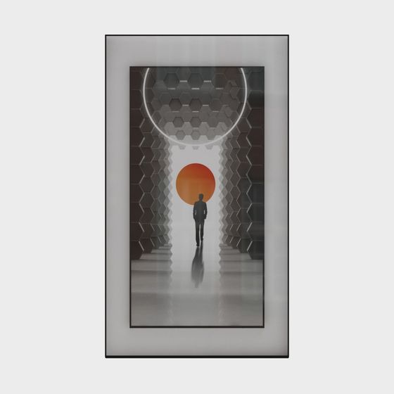 Future Door 3D model - Explore Futuristic Design Concepts