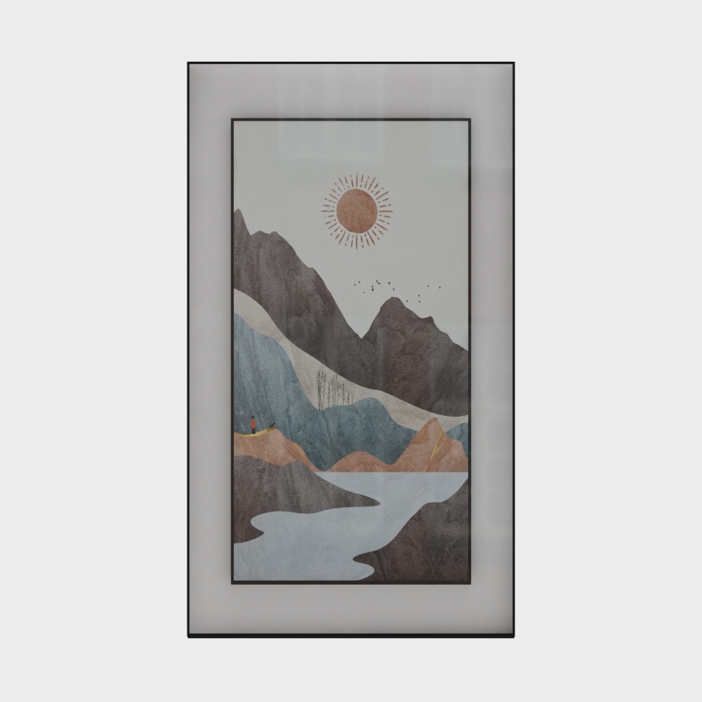 Jane on - Light luxury wind - Hyunguan decorative painting - SK-096