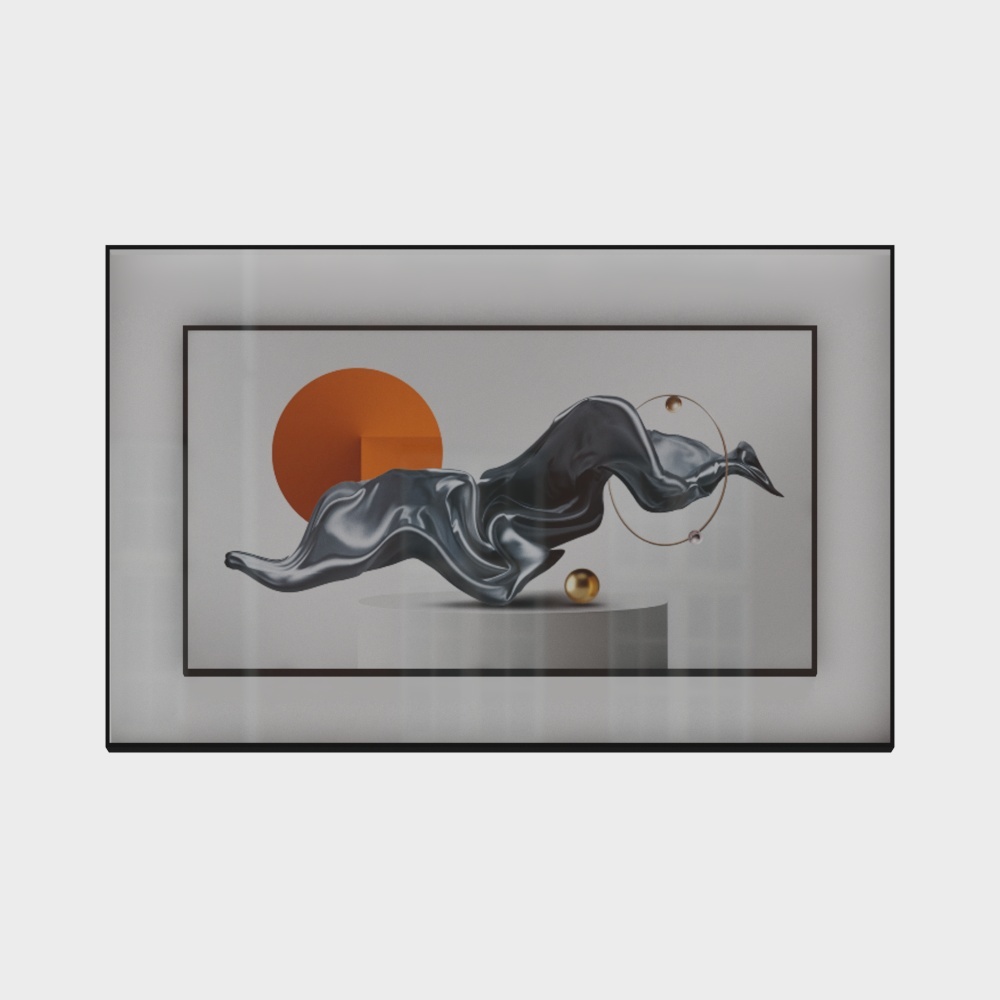 Jane -Light Luxury Wind - Restaurant Decoration Painting - SK-062