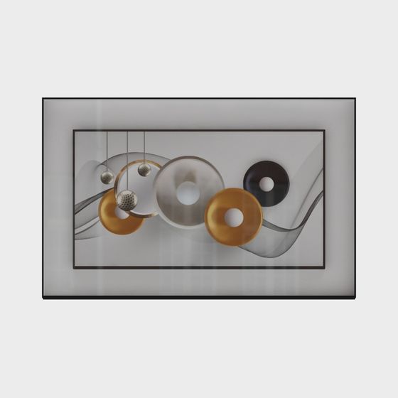 Suspended Ring 3D Model for Creative Projects