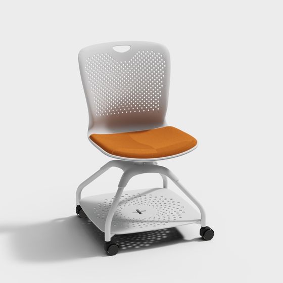 Streamlined Office Chair 3D model