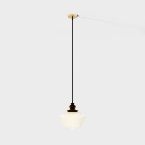 Stylish Low-Poly Chandelier 3D model for Contemporary Spaces