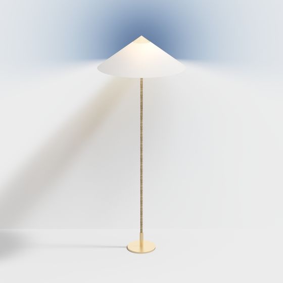 覓奢 原創燈飾法式中古落地燈簡約床頭客廳布藝設計師東南亞立式燈-布藝款國內版