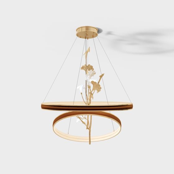 Natural Light Pendant Lamp 3D model for Creative Projects