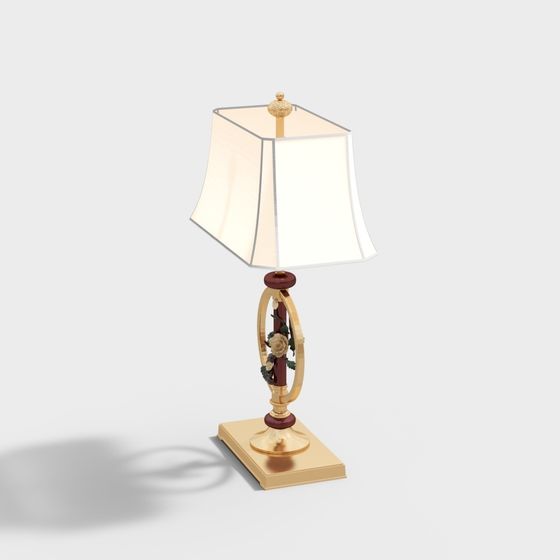 Vintage Desk Lamp 3D model for Creative Projects