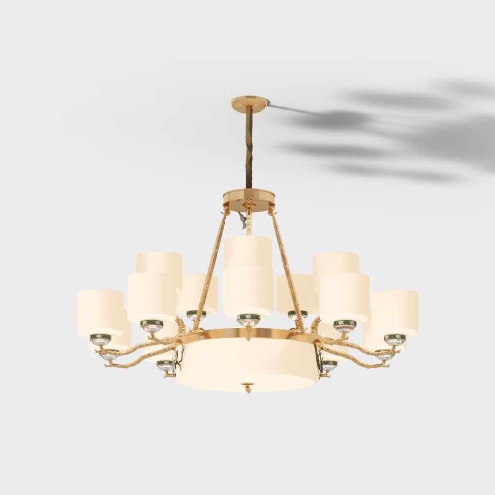 Xinghao Copper House - New Chinese - Chandelier - 1870 Series - 10 plus 5