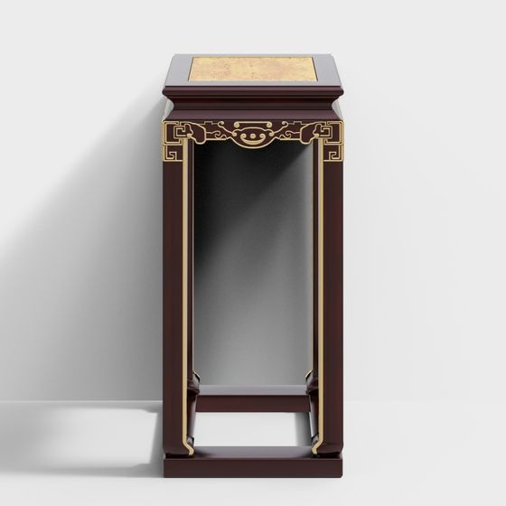 Classic Elegant Pillar Display Stand 3D model