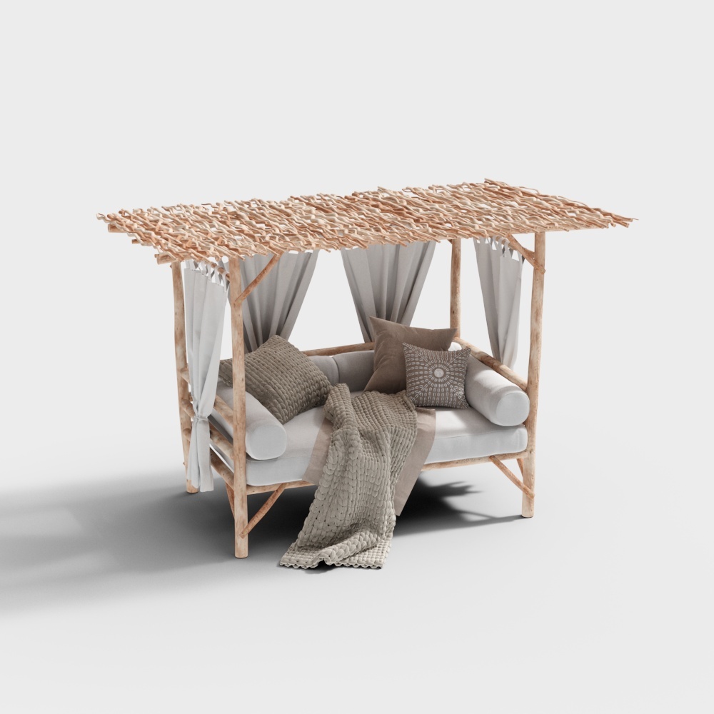 Natural wind outdoor sofa