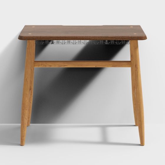Mid-Century Modern Side Table 3D model