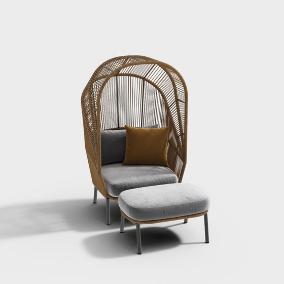 Cozy Nest 3D model for Modern Interiors