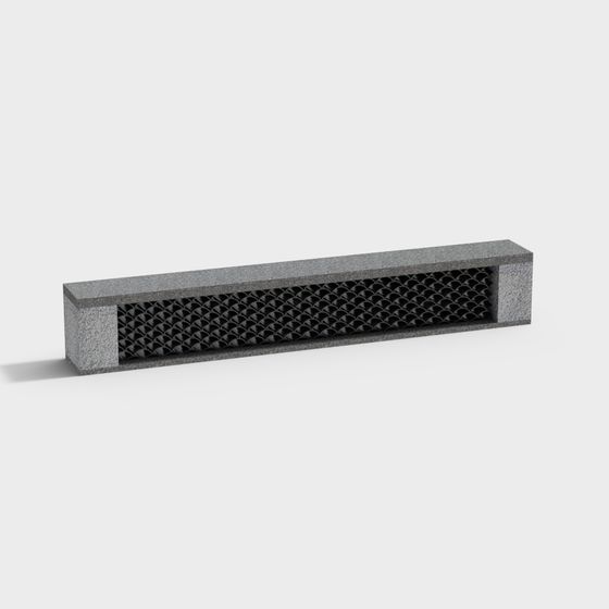 Concrete Vent 3D model for Modern Design