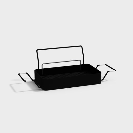 Portable BBQ Grill 3D model for Urban Spaces
