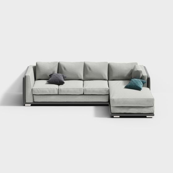Urban Comfort Sofa 3D model