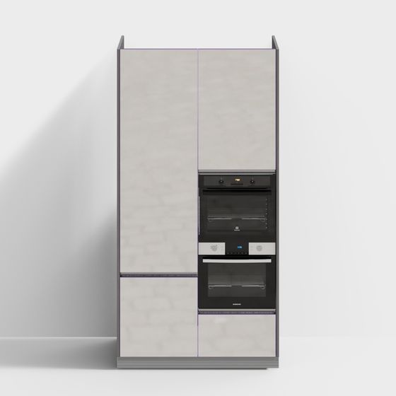 Stylish City Kitchen 3D model