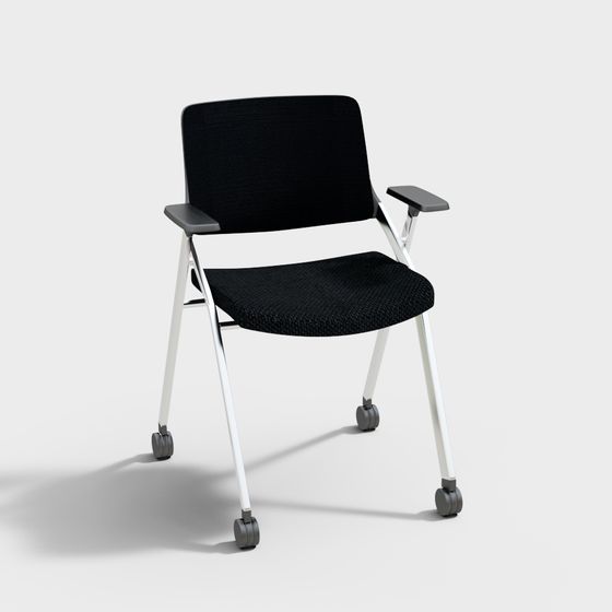 Stylish Mobile Office Chair 3D model