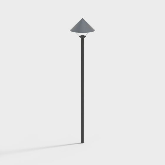 Elegant Minimalist Street Lamp 3D model